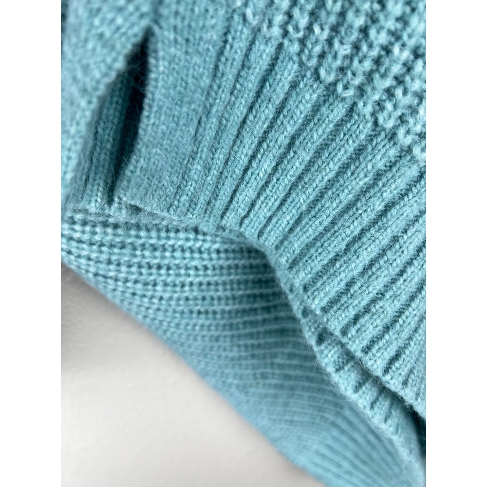Talbot’s Plus  Shawl Neck Sweater Seafoam Green Size X - Picture 3 of 6